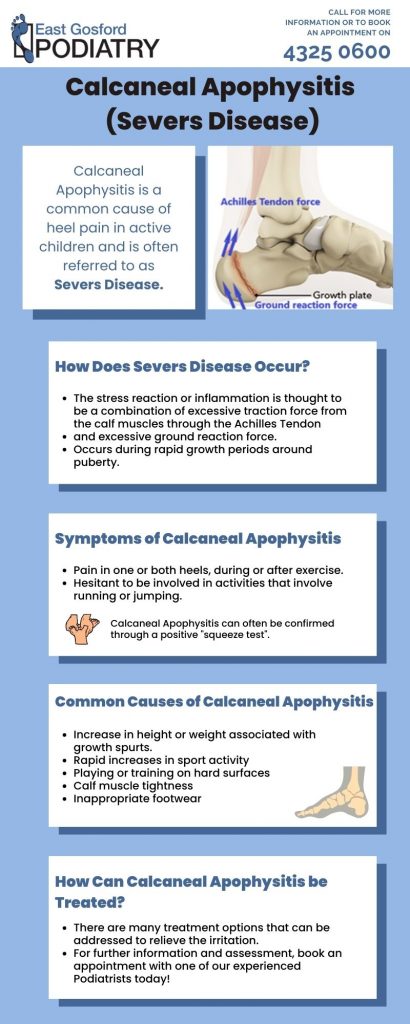 what is calcaneal apophysitis? (severs disease)
